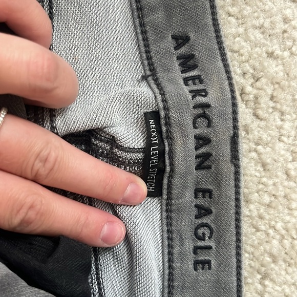 Gray American Eagle Jeans - Picture 3 of 4